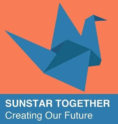 Logo of Sunstar Together initiative and the launch of the new Executive Committee driving global growth & capability building.