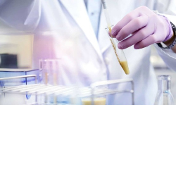 A Sunstar research lab featuring a scientist conducting an experiment.